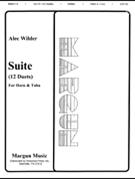 Suite (12 Duets) For Horn & Tuba by Wilder Alec for Brass Duet
