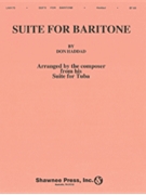 Suite For Baritone by Haddad Donald for Euphonium and Piano