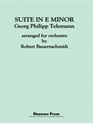 Suite in E Minor by Telemann Georg Philipp - Bauernschmidt Robert - for PartS AND