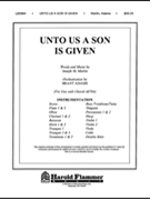 Unto Us A Son Is Given by Martin Joseph M for Instrumental Parts