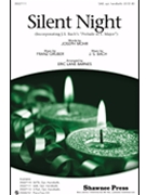 Silent Night by Gruber and Bach - Barnes Eric Lane - for SAB and Piano