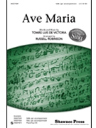Ave Maria by De Victoria Tomas L - Robinson Russell L - for SAB OPT ACCOMPANIMENT