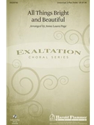 All Things Bright & Beautiful by - Page Anna - for Unison/2-Part