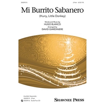 Mi Burrito Sabanero Hurry Little Donkey by Blanco Hugo - Giardiniere David - for Accompaniment CD