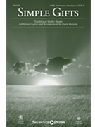 Simple Gifts by Shaker Song - Murphy Ryan - Mormon Tabernacle Ch for SATB and 4 Hand Piano