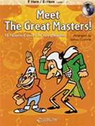 Meet The Great Masters by - Curnow James - for French Horn Collection (F Horn / E-flat Horn)