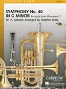 Symphony #40 In G Minor Mvt 1 Excerpts by Mozart Wolfgang Amadeus - Bulla Stephen - for Concert Band