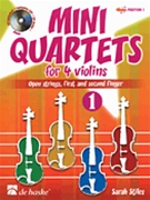 Mini Quartets #1 by Stiles Sarah - Sarah Stiles - for Violin Quartet (W/cd)
