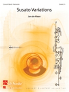 Susato Variations by De Haan Jan for Concert Band