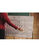 Oversized Music Flip Chart Book for Teaching Aid (22.5" X 34.5")