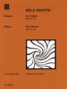 Im Freien Volume 1 (1-3) by Bartok Bela - Bartok Peter - for Piano