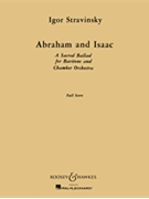Abraham and Isaac by Stravinsky Igor for Full Score