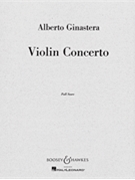 Violin Concerto Op. 30 by Ginastera Alberto for Full Score
