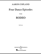 Four Dance Episodes from Rodeo by Copland Aaron for Full Score