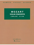 Violin Concerto in G Major K.V. 216 by Mozart Wolfgang Amadeus for Study Score