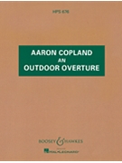 An Outdoor Overture by Copland Aaron for Study Score