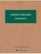 Statements by Copland Aaron for Study Score