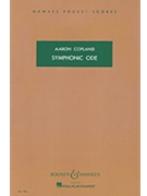 Symphonic Ode by Copland Aaron for Study Score