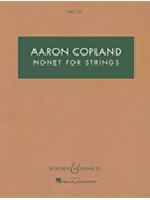 Nonet for Strings by Copland Aaron for Study Score