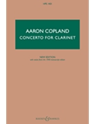 Clarinet Concerto by Copland for Mini Score