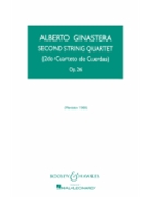 String Quartet No. 2 Op. 26 by Ginastera Alberto for Study Score