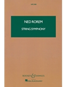 String Symphony by Rorem Ned for Study Score