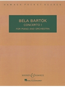 Concerto No. 1 by Bartok Bela for Study Score