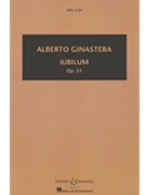 Iubilum Op51 Study Sc by Ginastera Alberto for Study Score