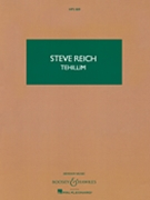 Tehillim by Reich Steve for Study Score