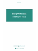 Symphony No. 5 by Lees Benjamin for Study Score