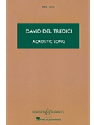 Acrostic Song from Final Alice by Del Tredici David for Study Score