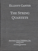 The String Quartets by Carter Elliott for Study Score