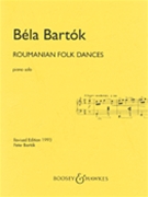 Romanian Folk Dances Revised 1993 by Bartok Bela for Piano