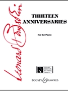 13 Anniversaries by Bernstein Leonard for Piano