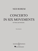 Concerto in Six Movements by Rorem Ned for Piano
