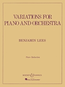 Variations For Piano And Orchestra by Lees for 2 Piano 4 Hands