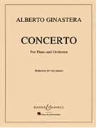 Concerto #1 Opus 28 by Ginastera Alberto for 2 Piano 4 Hands