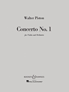 Concerto No. 1 by Piston Walter for Violin