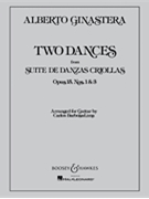 Two Dances by Ginastera Alberto for Guitar