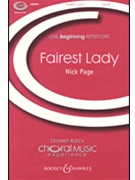 Fairest Lady by Page Nick - Nursery Rhyme Cantat - for Unison/2-Part