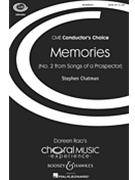 Memories by Chatman Stephen for SATB (#2 Songs Of A Prospe)