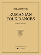 Romanian Folk Dances by Bartok Bela for Score and Parts