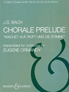 Choral Prelude (wachet Auf Ruft Uns...) by Bach Johann Sebastian - Ormandy Eugene - for Condensed Score