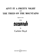 Ain't It A Pretty Night/trees On The Mtn by Floyd Carlisle for High Voice and Piano