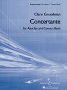 Concertante by Grundman Clare for Alto Saxophone w/ Band