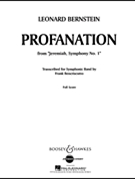 Profanation by Bernstein Leonard - Bencriscutto F - for Full Score
