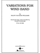 Variations For Wind Band by Vaughan Williams Ralph - Hunsberger Donald - for Full Score