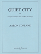 Quiet City by Copland Aaron for String Orchestra W