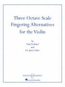 3 Octave Scale Fingering Alternatives by Rolland and Star for Violin Method