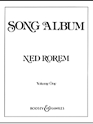 Song Album Volume 1 by Rorem Ned for Vocal